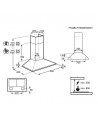 Campana Decorativa - Electrolux LFC319X Win, 90cm, 66 dB, Inox