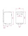 Termo - Teka Smart EWH100VED, 100 litros, Vertical, Blanco