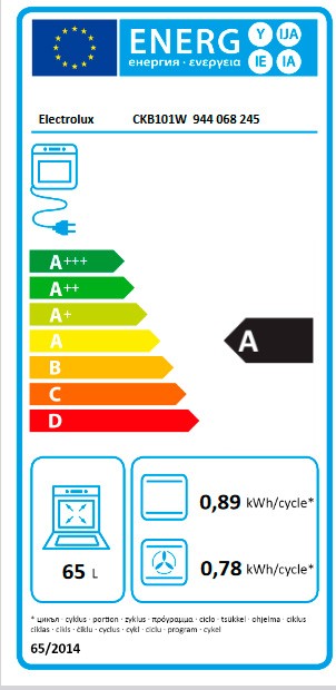 Etiqueta de Eficiencia Energética - 944068245