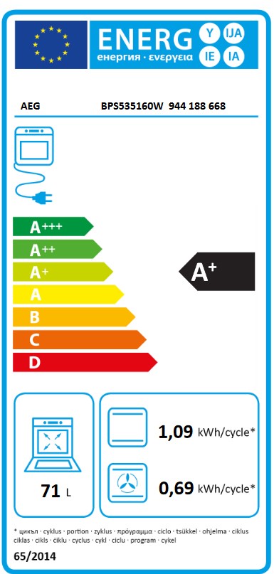 Etiqueta de Eficiencia Energética - 944188668