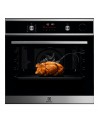 Horno Multifunción - Electrolux COP846X1, 60 cm, Pirólisis, Vapor, Sonda, Cristal Negro