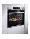 Horno Multifunción -  AEG BSS578271M, 60 cm, Pirólisis, Sonda, Vapor, Inox