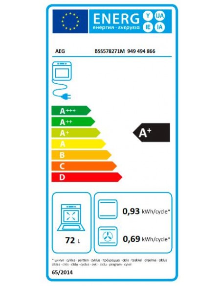 Horno Multifunción -  AEG BSS578271M,...