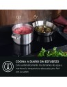 Placa Inducción - AEG TI63IQ30FZ, 3 zonas, Biselado, Hob2Hood
