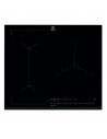 Placa Inducción - Electrolux LIS62341, 3 zonas de cocción, Biselada, Función Puente, Hob2Hood, SenseBoil, Negro