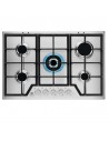 Placa Gas - Electrolux KGS7536SX, Cinco Fuegos, 75 cm,  Gas Natural, Inyectores Butano