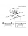 Placa Gas - Electrolux KGS6404SX, Cuatro Fuegos, 60 cm, Gas Natural, Inyectores Butano