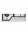 Placa Gas - Electrolux KGS6436SX, Cuatro Fuegos, 60 cm, Gas Natural, Inyectores Butano