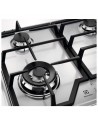 Placa Gas - Electrolux KGS6436SX, Cuatro Fuegos, 60 cm, Gas Natural, Inyectores Butano