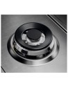 Placa Gas - Electrolux KGS6436SX, Cuatro Fuegos, 60 cm, Gas Natural, Inyectores Butano