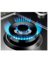Placa Gas - Electrolux KGS6436SX, Cuatro Fuegos, 60 cm, Gas Natural, Inyectores Butano