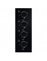 Placa Gas - Electrolux KGG6407K , Cuatro Fuegos, 60 cm, Gas, Negro