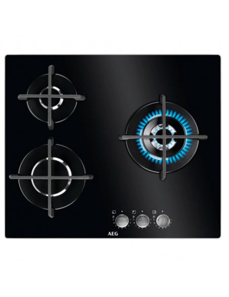 Placa Gas - AEG HKB63320NB, Tres...