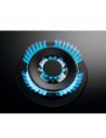 Placa Gas - AEG HKB63320NB, Tres Fuegos, Cristal Negro, 60 cm