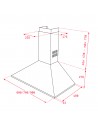 Campana Decorativa - Teka DBP60 PRO, Inox, 60 cm