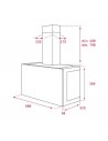 Campana Integrable - Teka DHI90 Panelable, 90 cm, Inox