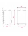 Termo - Teka EWH80H, 73 litros, Vertical/Horizontal, Blanco
