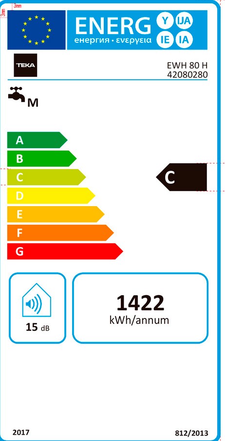 Etiqueta de Eficiencia Energética - 42080280
