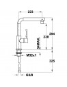Grifo Caño Alto - Teka INX914, Inox
