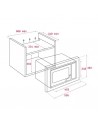 Microondas Integrable - Teka MWE225FI, Inox