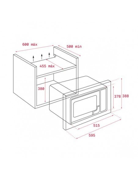 Microondas Integrable - Teka MWE 255...