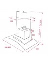 Campana - Teka NC985, 90 cm, InoxCristal