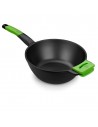 Sartén  Wok - Bra Prior, 28 cm, Asa Incluida