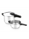 Olla Express - Bra Vittesse, Set Duo, 22 cm, 4 y 7 litros