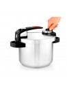 Olla Express  - Bra Tekna, Set Duo, 22 cm, 4 y 7 litros, Tapa Cristal