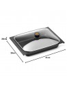 Bandeja Horno con Tapa - Bra Efficient,  41x29cm