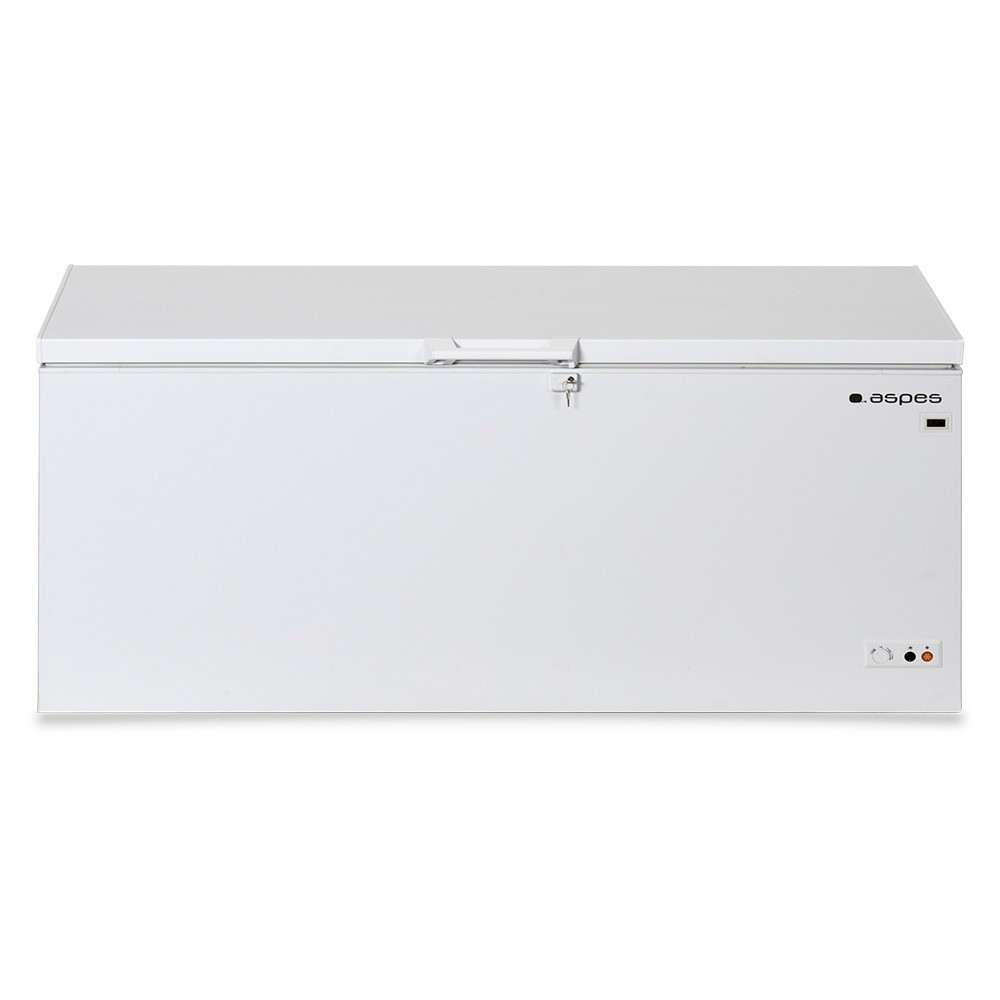 Congelador Arcón - Aspes ACH6200EDC, Cíclico, 600 litros, 1.90 metros, Blanco