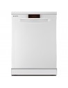 Lavavajillas Libre Instalación - Aspes AJ14600DD, 14 servicios, 47 dB, 60 cm, 3ªBandeja,Blanco