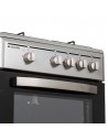Cocina Gas - Aspes AKG4500X, Cuatro Fuegos, Butano, Kit Gas Ciudad, Inox