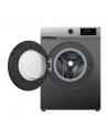Lavadora de Carga Frontal - ASPES AL8401AIDVBX, 8 Kg, 1400 rpm, Vapor, Eficiencia A, Inox