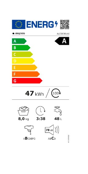 Etiqueta de Eficiencia Energética - ALCS8301AI