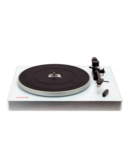Tocadiscos - Aiwa APX-680BT, Blanco,...