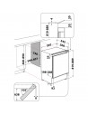 Conservador Integrable - Whirlpool  ARZ 0051, 82cm, 144 litros, Eficiencia F
