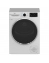 Secadora Condensación - Beko B5T43233, Bomba de Calor, 9 Kg, Blanco