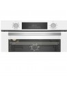 Horno Multifunción - Beko BBCM18300W, 45 cm, SteamShine,  Cristal Blanco