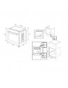 Horno Multifunción - Beko BBIE12300XMP, 60 cm, Pirólisis, Inox