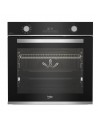 Horno Multifunción - Beko BBIM13300XMPSEF, 60 cm, Pirólisis, Cristal Negro