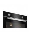 Horno Multifunción - Beko BBIM13300XMPSEF, 60 cm, Pirólisis, Cristal Negro