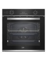 Horno Multifunción - Beko BBIS13300XMSE, 60 cm, Vapor,  Cristal Negro