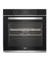 Horno Multifunción - Beko BBISA13300XMPE , 60 cm, Pirólisis, AirFry, Cristal Negro
