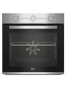 Horno y Vitrocerámica - Beko BBSE12120XD, Inox, 3 zonas de cocción