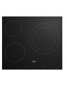 Horno y Vitrocerámica - Beko BBSE12120XD, Inox, 3 zonas de cocción