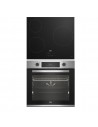 Conjunto Horno y Placa - Beko BBSE12340XD, Inox, Inducción