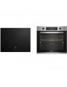 Conjunto Horno y Placa - Beko BBSE12340XD, Inox, Inducción