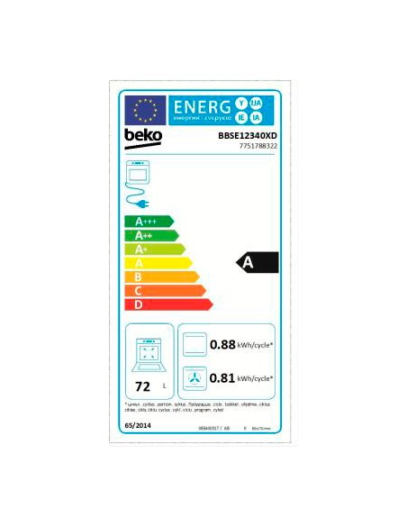 Conjunto Horno y Placa - Beko...