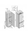 Combi Integrable - Beko BCNA275E4SN, No-Frost, 1.78 metros, HarvestFresh